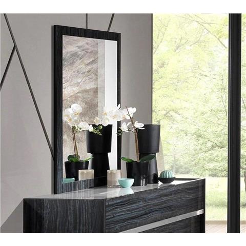 H2O Design Christine Grey Italian Dresser Mirror