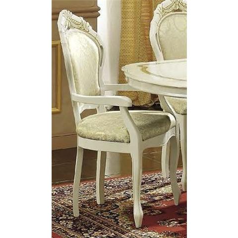 Camel Leonardo Italian Extending Dining Table with 4 Chairs and 2 Armchair