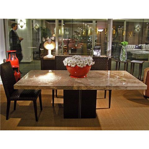 1.8m FLORENCE - Rectangular Marble Dining Table