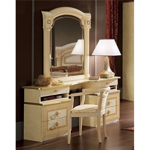 Camel Aida Ivory Italian Vanity Dresser Only