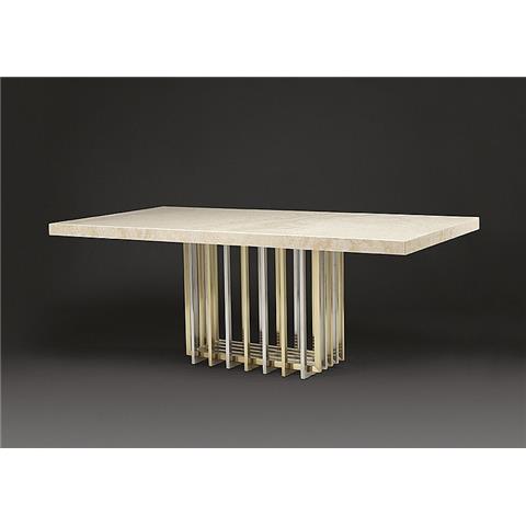 1.8m Cage - Rectangular Marble Dining Table