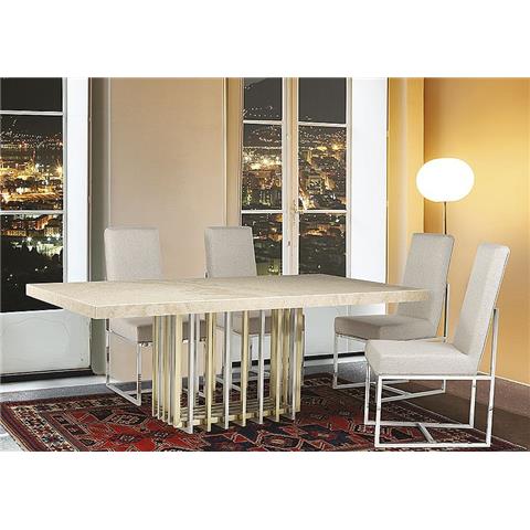 1.8m Cage - Rectangular Marble Dining Table