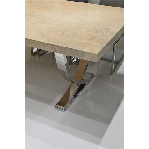 1.8m Deco - Rectangular Marble Dining Table