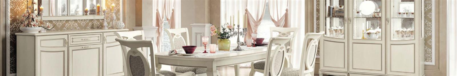 Fantasia - Antique - White - Classic Italian Dining Room Furniture