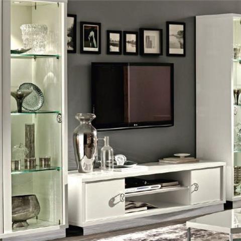 Roma White - Modern Living Room