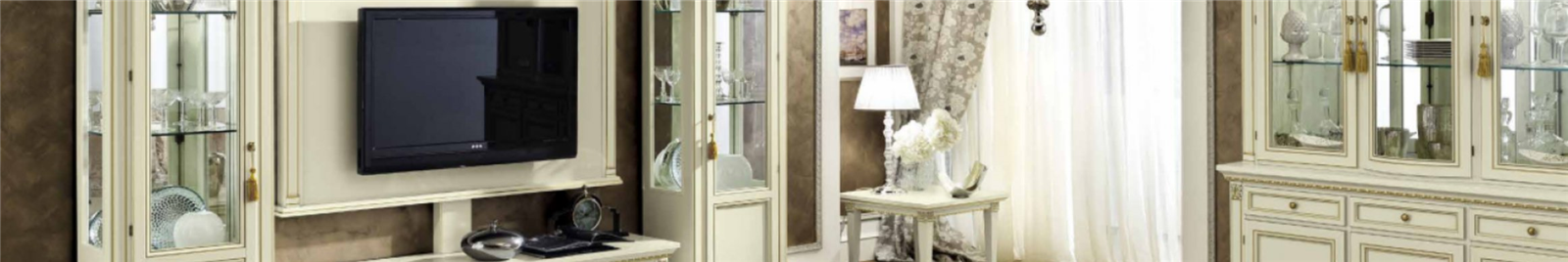 Treviso - White Ash - Classic Italian Living Room