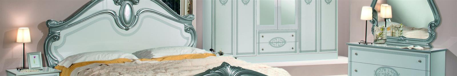 Amalfi White & Silver - Classic Italian Bedroom