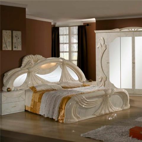 Gina Beige & Marble - Classic Italian Bedroom Furniture