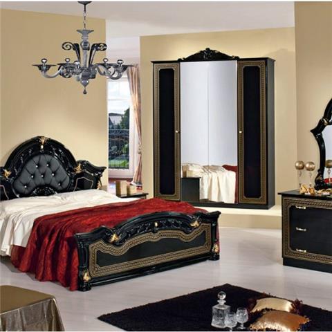 Stella Black - Classic Italian Bedroom Furniture