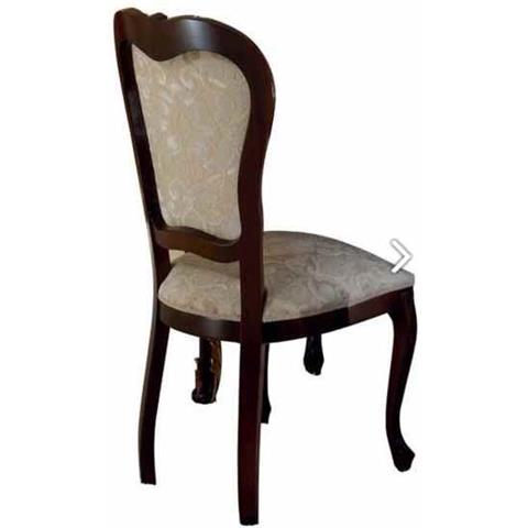 Arredoclassic Donatello Brown Italian Fabric Dining Chair