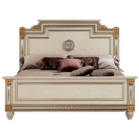 Arredo Classic Liberty Ivory with Gold Italian Bed