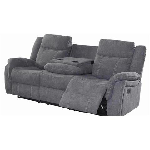 3 + 2 Grey Fabric Recliner Sofa Suite