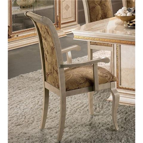 Arredo Classic Leonardo Italian Fabric Dining Armchair (Pair)