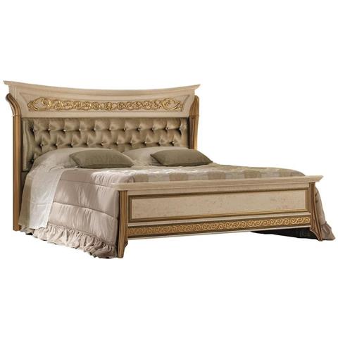 Arredo Classic Melodia Golden Italian Upholstered Bed