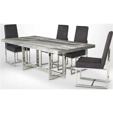 Horizon 2mtr Glamour Grey Marble Table