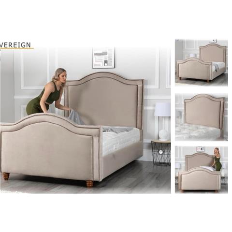 Double 4.6ft High End Bedframe