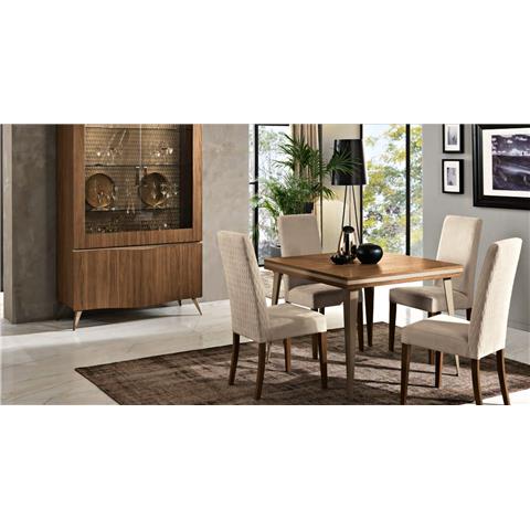 Emozioni Fixed Top Square Dining Table & 4 Chairs