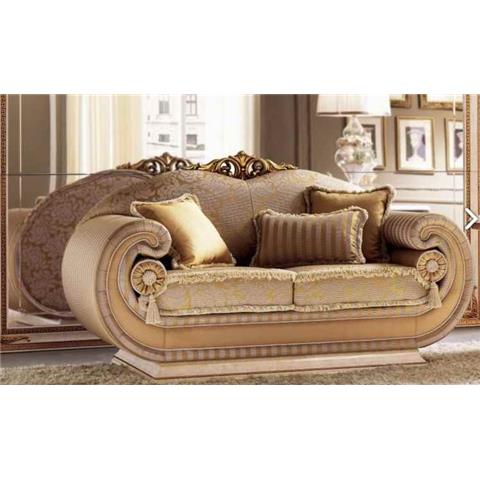 Arredoclassic Leonardo Italian 2 Seater Fabric Sofa