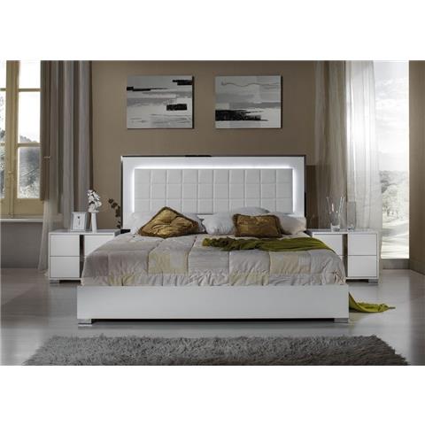 H2O Design San Marino White Bed