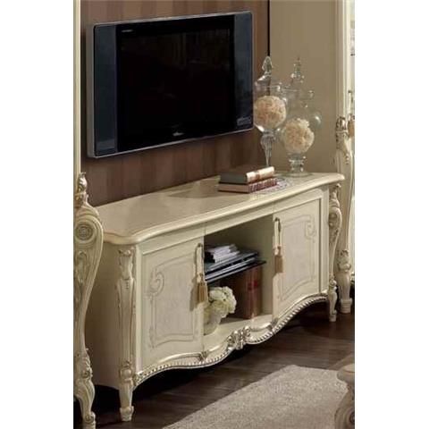 Arredoclassic Tiziano Silver Italian 2 Door TV Cabinet