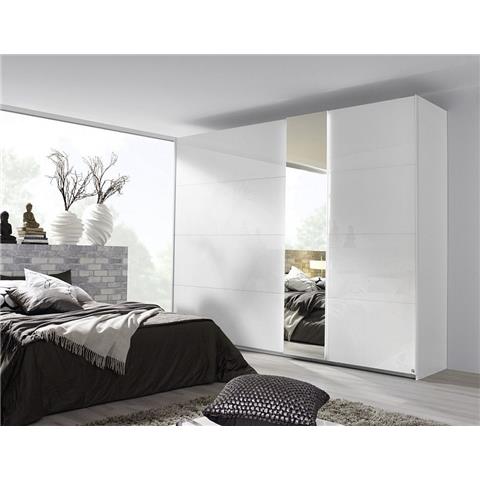 Rauch Miramar 2 Door Sliding Wardrobe in White - W 271cm