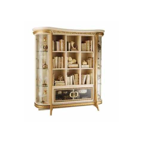 Arredoclassic Melodia Golden Italian Bookcase