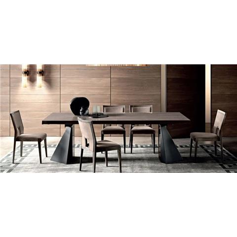 Camel Elite Day Silver Birch Italian Tent Extending Dining Table 140cm and Ambra Dining Chairs