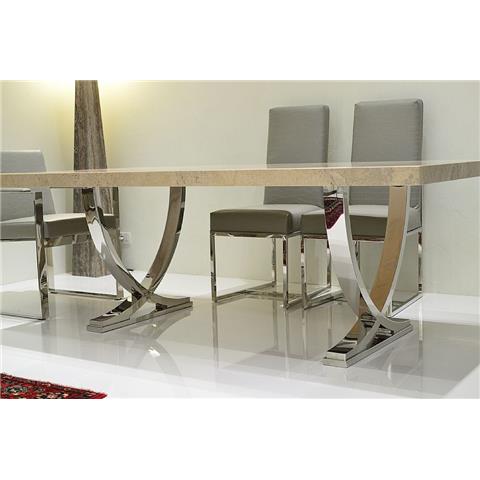 1.8m Deco - Rectangular Marble Dining Table