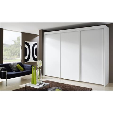 Rauch Imperial 3 Door Sliding Wardrobe in White - W 280cm