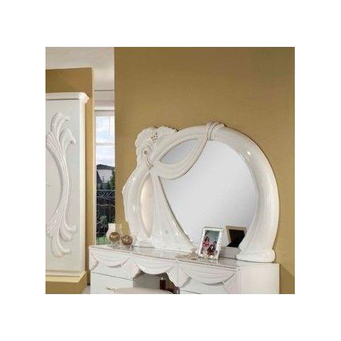 H2O Design Gina White Mirror For Vanity Dresser