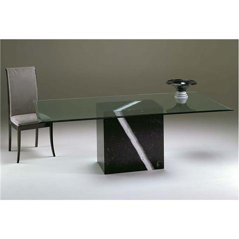 1.8m ARTISTICA BASE - Rectangular Marble Dining Table