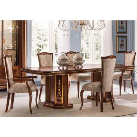Arredoclassic Modigliani Mahogany 200cm Rectangular Dining Table Only