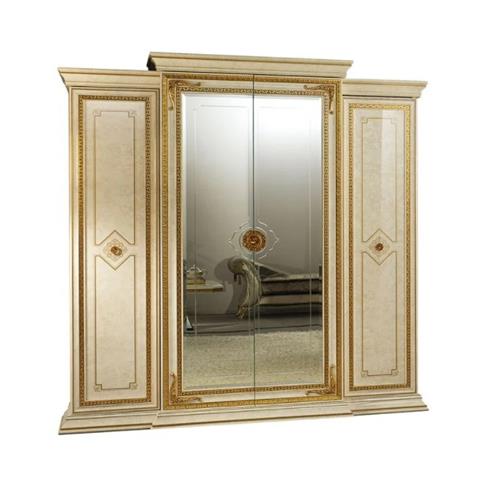 Arredo Classic Leonardo Golden Italian 4 Door Wardrobe