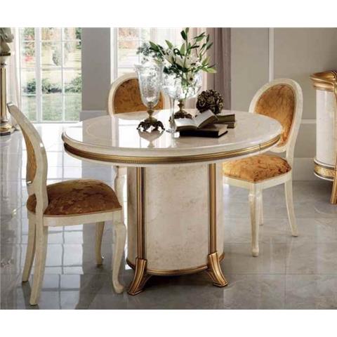 Arredoclassic Melodia Golden Italian Round Dining Table - 158cm