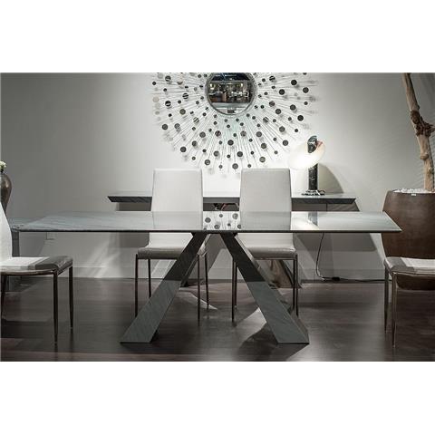 1.8m Butterfly Stone - Rectangular Marble Dining Table