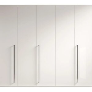 Status Treviso Night Grey Italian 5 Door Wardrobe