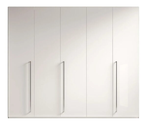 Status Treviso Night Grey Italian 5 Door Wardrobe