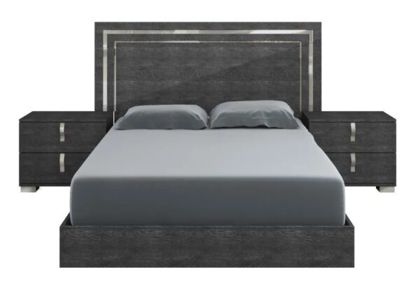 Sarah Night Grey Birch Italian Bedframe Only