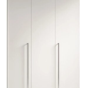 Status Treviso Night Grey Italian 3 Door Wardrobe