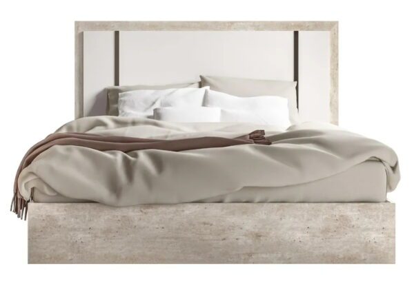 Status Treviso Night Grey Italian Bed
