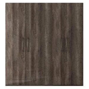 Status Dea Night Vintage Oak Italian 4 Door Wardrobe