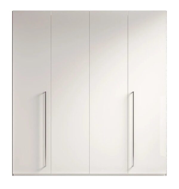 Status Treviso Night Grey Italian 4 Door Wardrobe