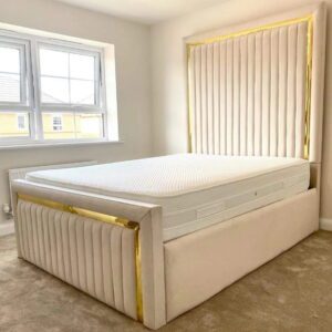 Gold Strip Bed
