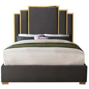 Harlen Gold Strip Bed