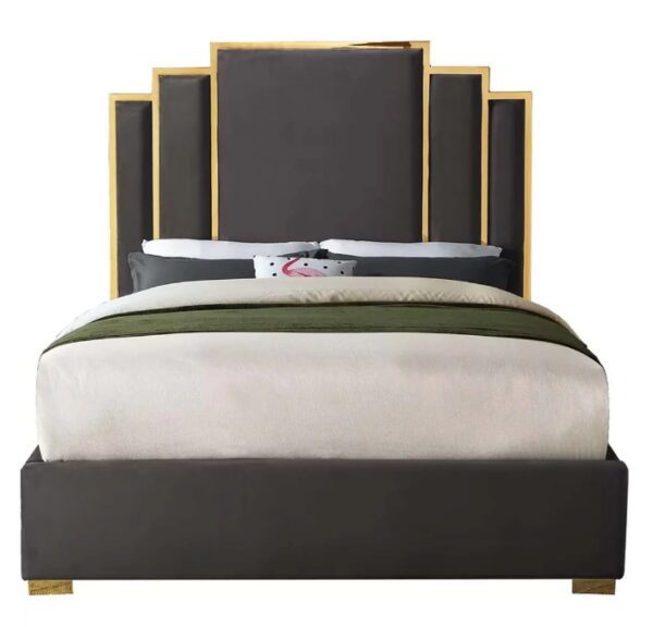 Harlen Gold Strip Bed