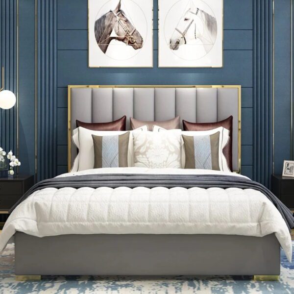 Alysia gold strip bed