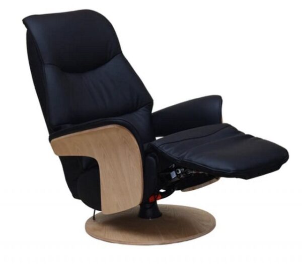 GFA Iowa Electric Recliner With Built In Footstool