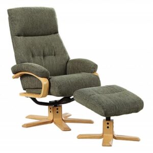GFA Vienna Swivel Recliner & Footstool