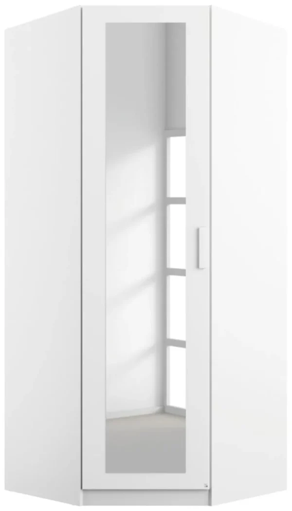 Rauch Rivera White Corner Wardrobe - Image 3