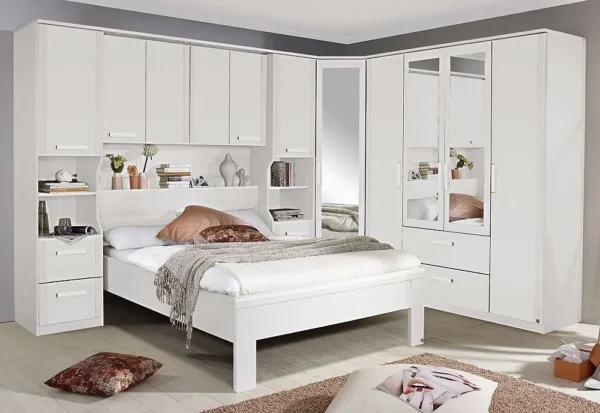 Rauch Rivera 5ft King Size Bed in Alpine White - 160cm x 200cm